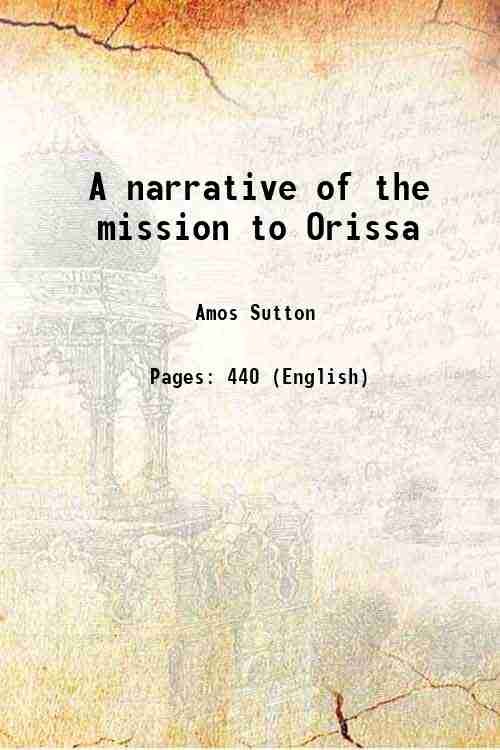A narrative of the mission to Orissa | Immagine principale