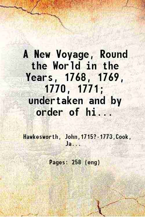 A New Voyage, Round the World in the Years, 1768, … | Immagine principale