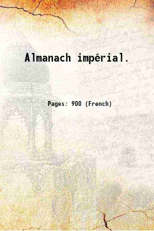 Almanach impÈrial. 1809