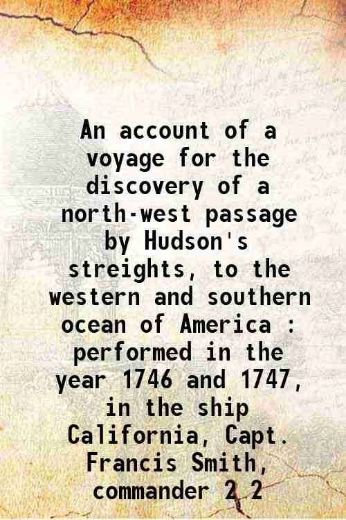 An account of a voyage for the discovery of a … | Immagine principale