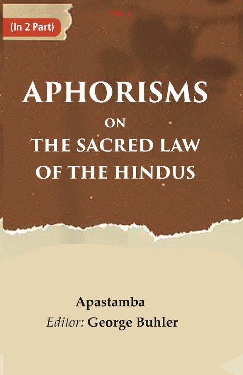 Aphorisms on the Sacred Law of the Hindus Volume 2nd | Immagine principale