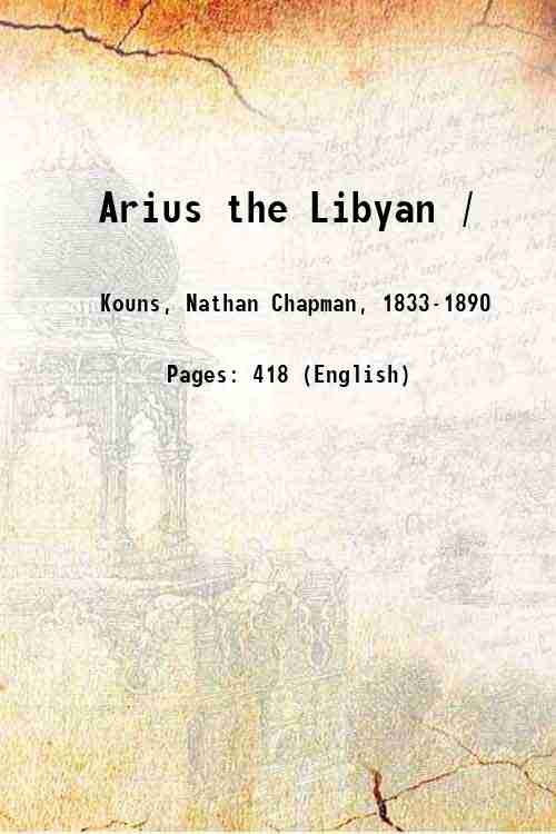 Arius the Libyan / 1922