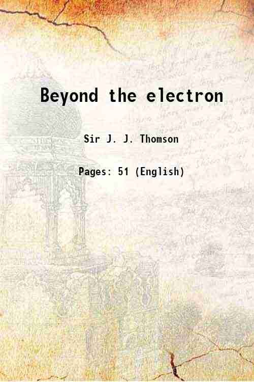 Beyond the electron 1928 | Immagine principale
