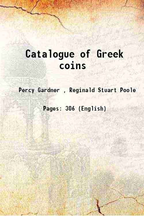 Catalogue of Greek coins | Immagine principale
