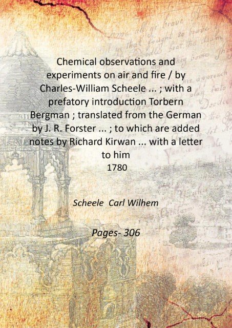 Chemical observations and experiments on air and fire / by … | Immagine principale