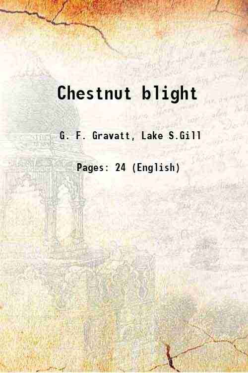 Chestnut blight 1930 | Immagine principale
