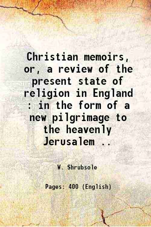 Christian memoirs, or, a review of the present state of … | Immagine principale