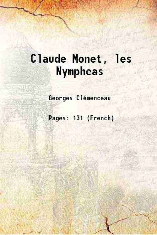Claude Monet, les Nympheas 1928