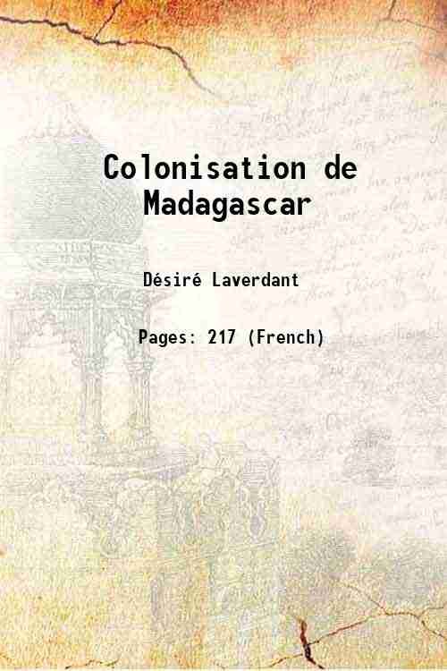 Colonisation de Madagascar 1844