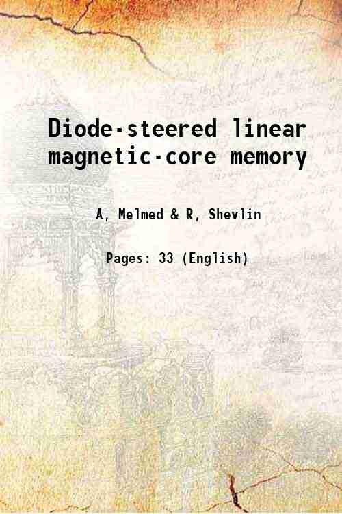 Diode-steered linear magnetic-core memory 1959