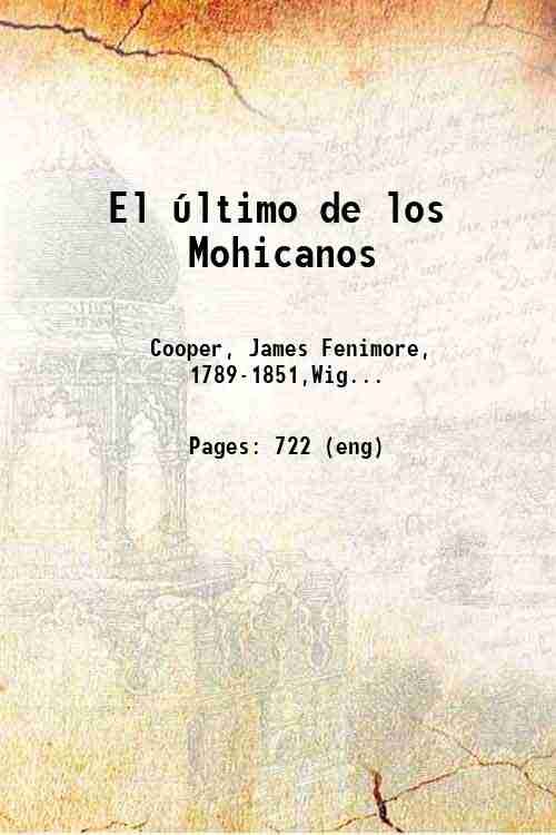 El ˙ltimo de los Mohicanos 1915