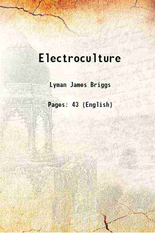 Electroculture 1926