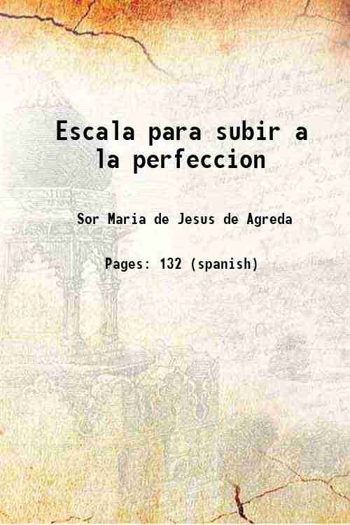 Escala para subir a la perfeccion 1915