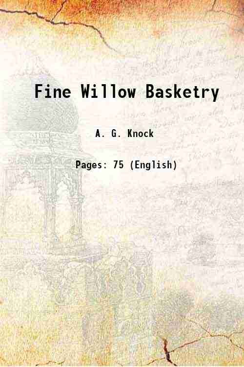 Fine Willow Basketry 1929 | Immagine principale