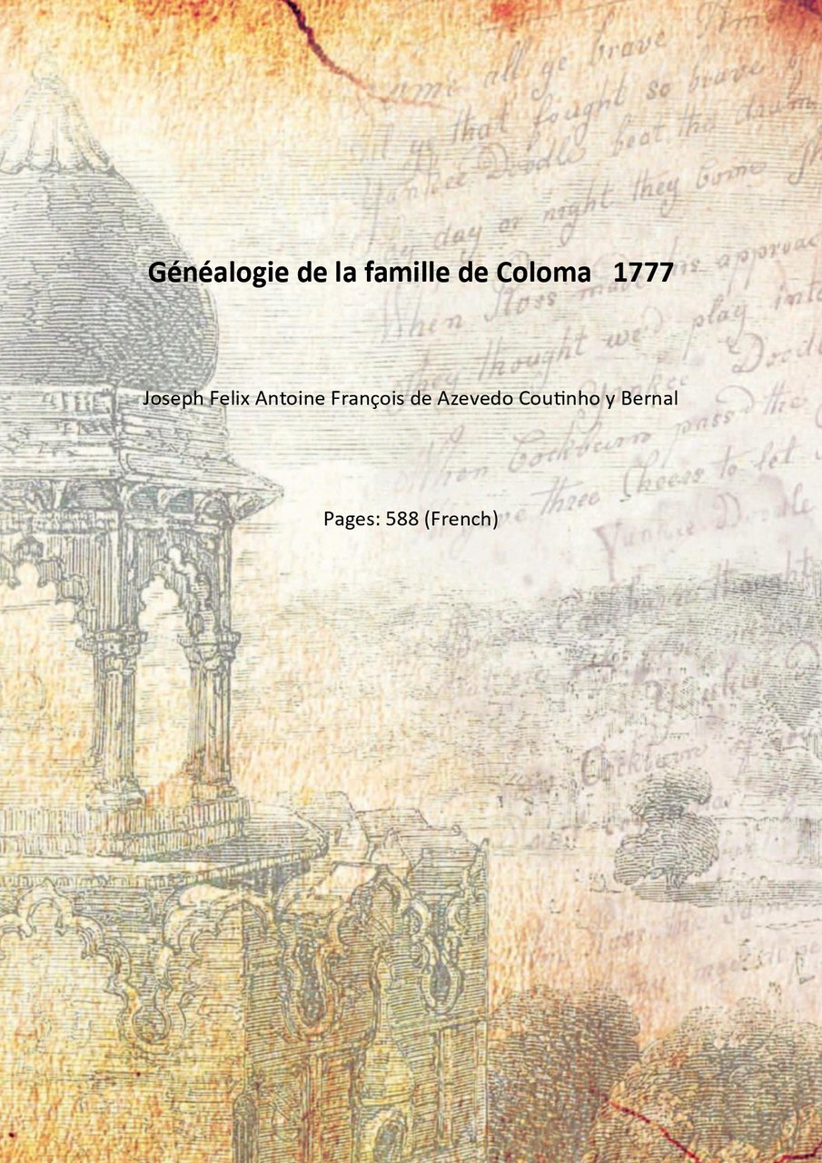 GÈnÈalogie de la famille de Coloma 1777 | Immagine principale