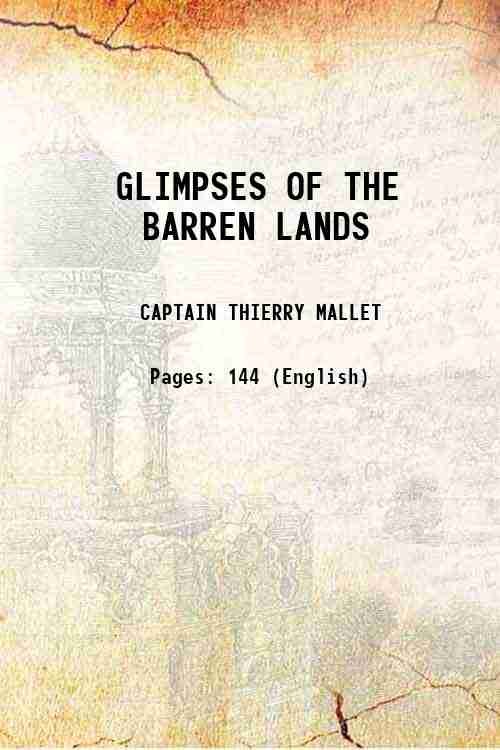 GLIMPSES OF THE BARREN LANDS 1930 | Immagine principale