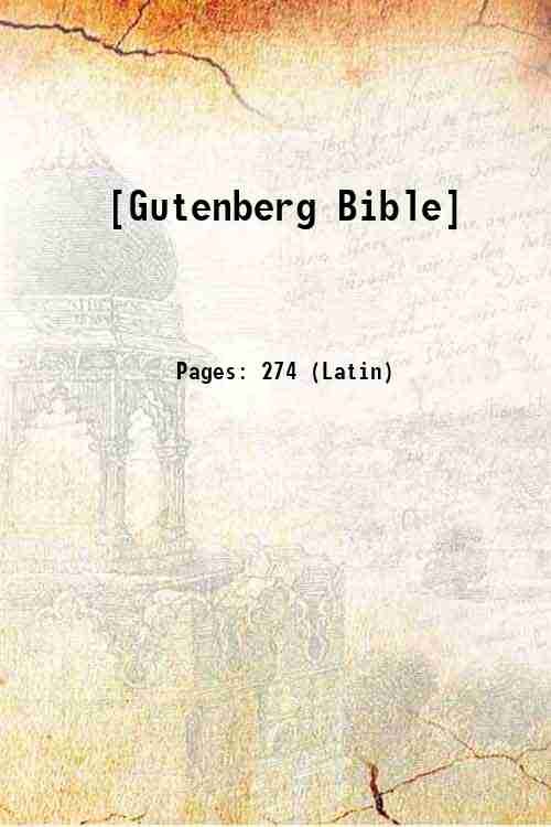 [Gutenberg Bible] Volume 3 1454