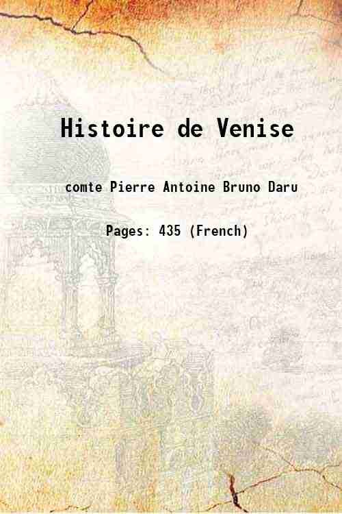 Histoire de Venise 1838
