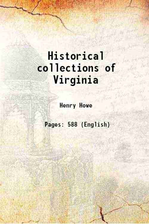 Historical collections of Virginia 1852