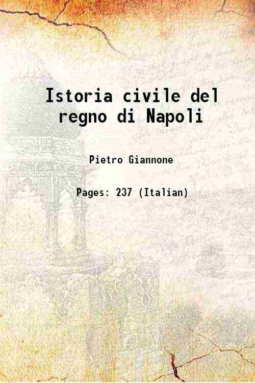Istoria civile del regno di Napoli 1821