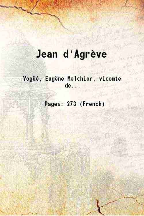 Jean d'AgrËve 1896