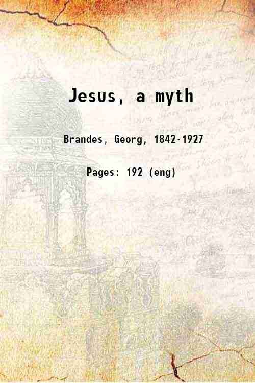 Jesus, a myth 1926 | Immagine principale