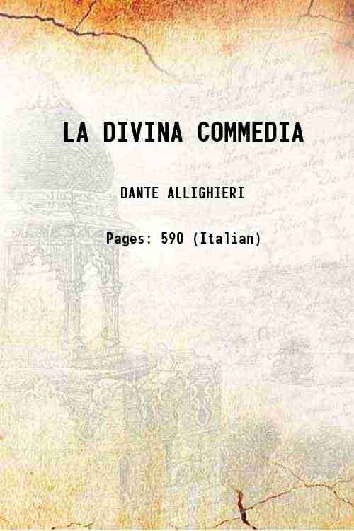 LA DIVINA COMMEDIA 1858