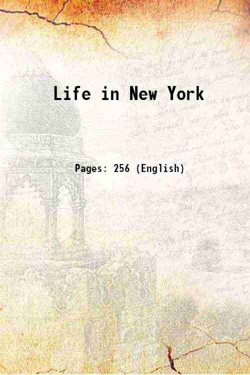 Life in New York 1857