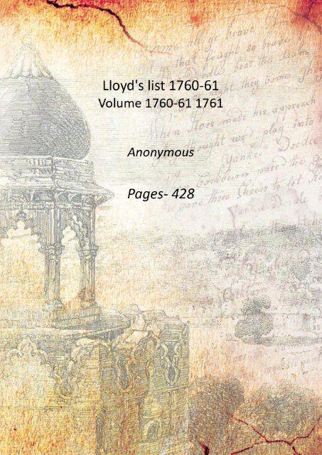 Lloyd's list 1760-61 Volume 1760-61 1761
