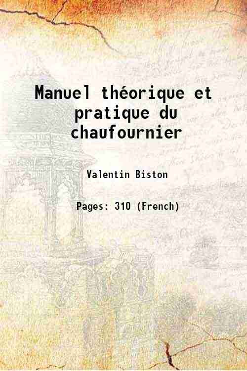 Manuel thÈorique et pratique du chaufournier 1836