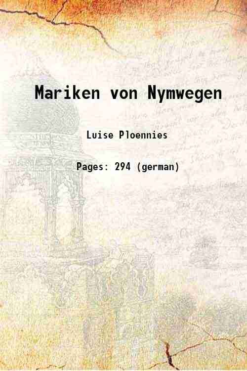 Mariken von Nymwegen 1853