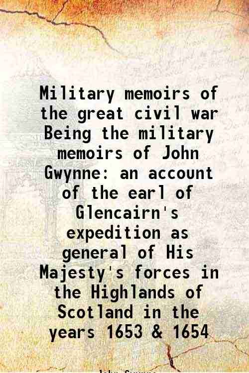 Military memoirs of the great civil war Being the military … | Immagine principale