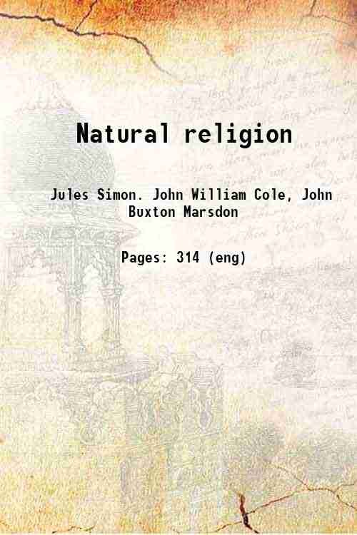 Natural religion 1857