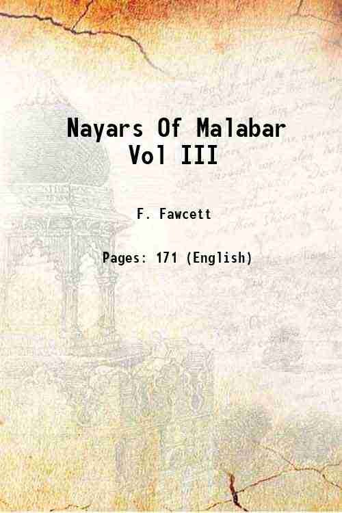 Nayars Of Malabar Vol III | Immagine principale