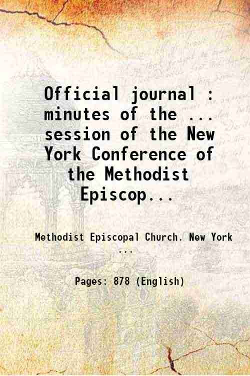 Official journal : minutes of the . session of the …