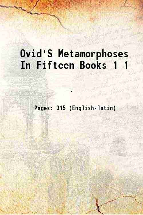 Ovid'S Metamorphoses In Fifteen Books Volume 1 1736 | Immagine principale