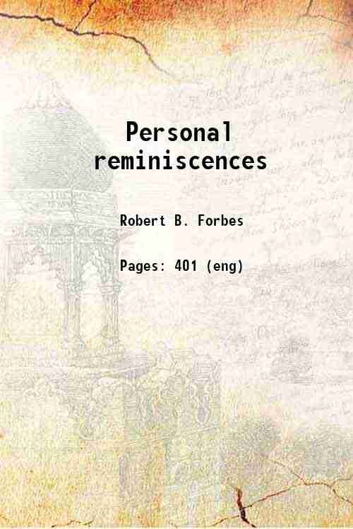 Personal reminiscences 1878