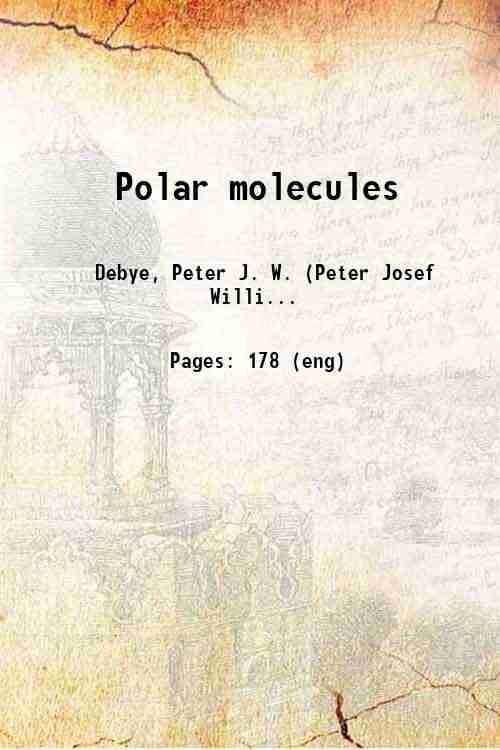 Polar molecules 1929 | Immagine principale