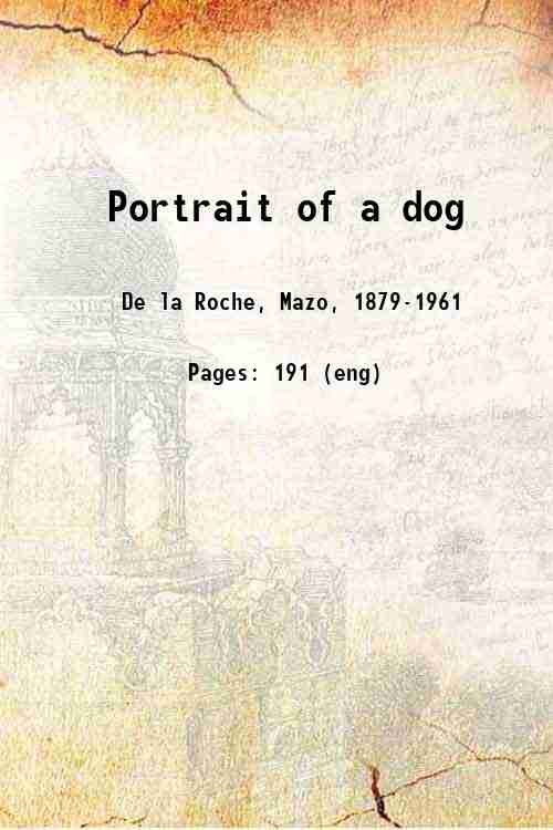 Portrait of a dog 1930 | Immagine principale