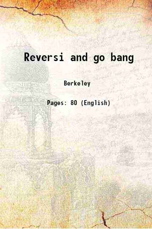 Reversi and go bang 1890
