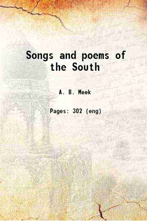 Songs and poems of the South 1857