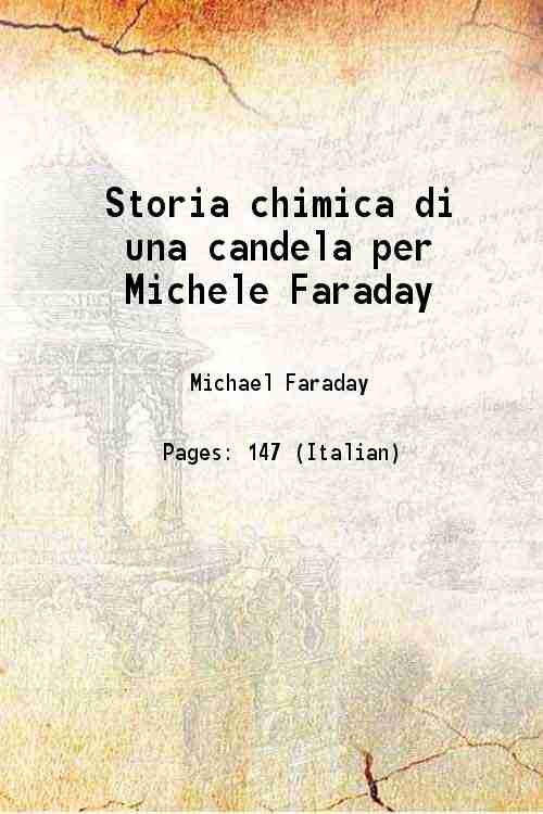 Storia chimica di una candela 1872