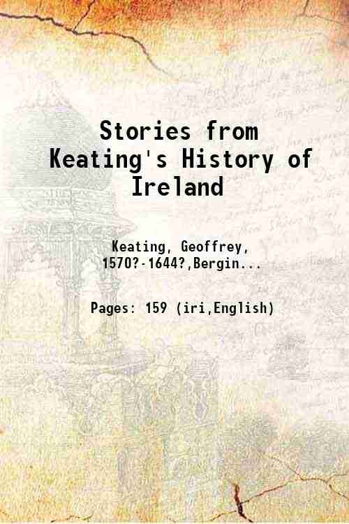 Stories from Keating's History of Ireland 1930