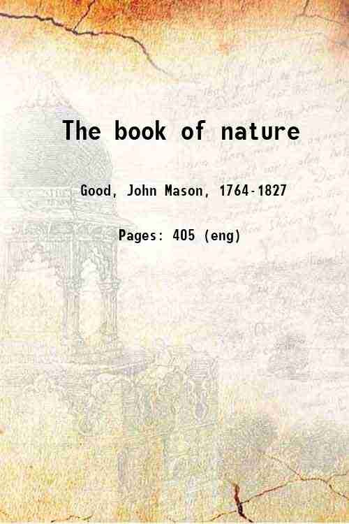 The book of nature Volume 2 1834
