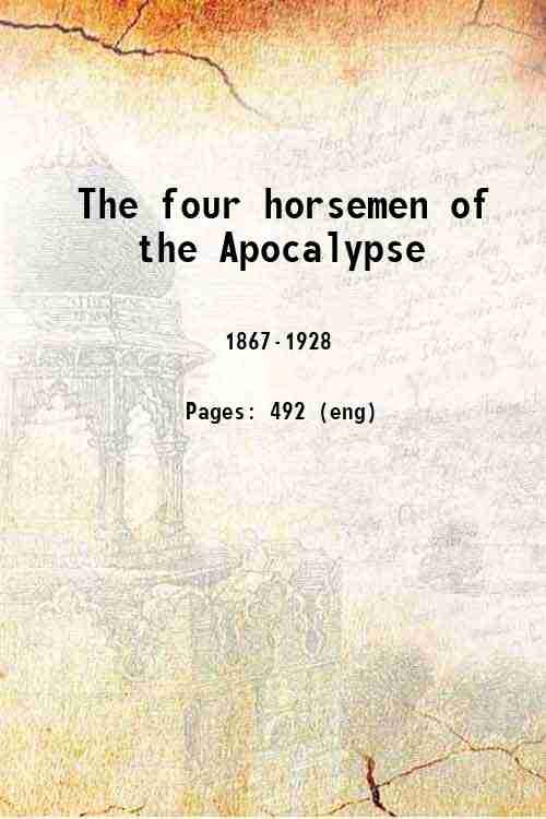 The four horsemen of the Apocalypse 1918