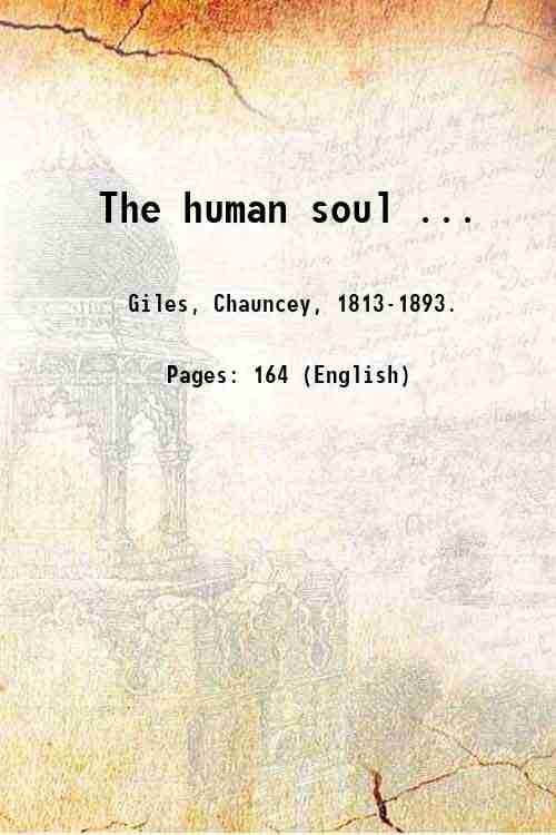The human soul . 1906