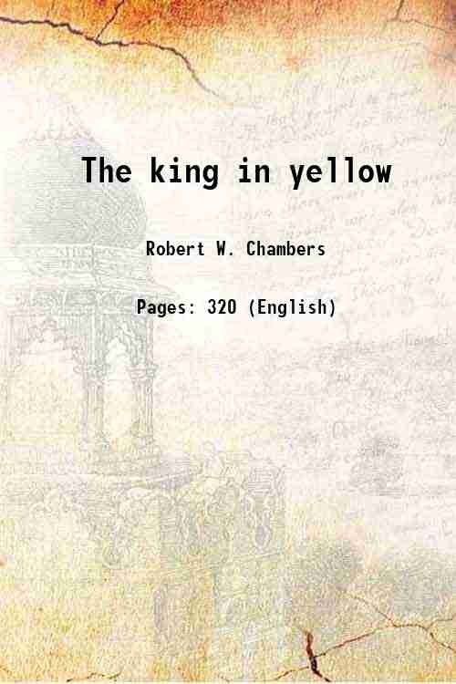 The king in yellow 1895 | Immagine principale