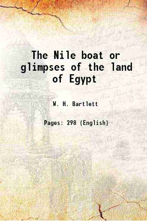 The Nile boat or glimpses of the land of Egypt …