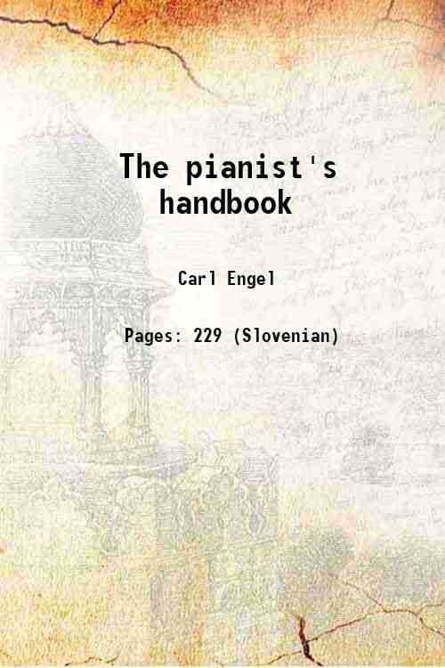 The pianist's handbook 1853