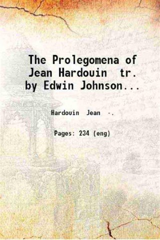 The Prolegomena of Jean Hardouin 1909 | Immagine principale